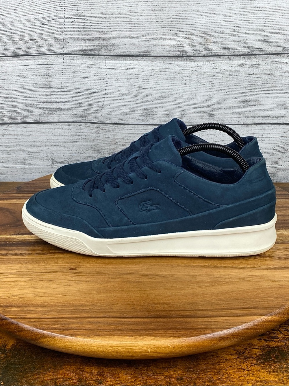 Lacoste Explorateur Low Top Dark Blue Sneaker Men’s Shoe Size 9.5